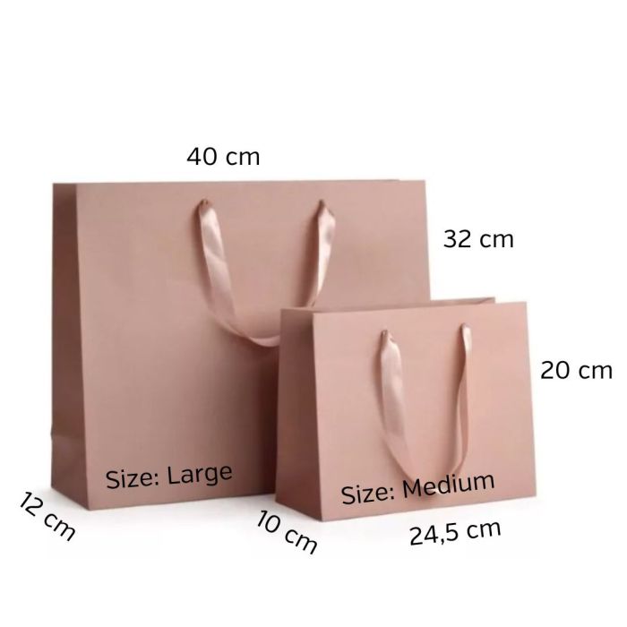 Gift bag pink Medium