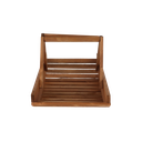 Flower picking basket wood