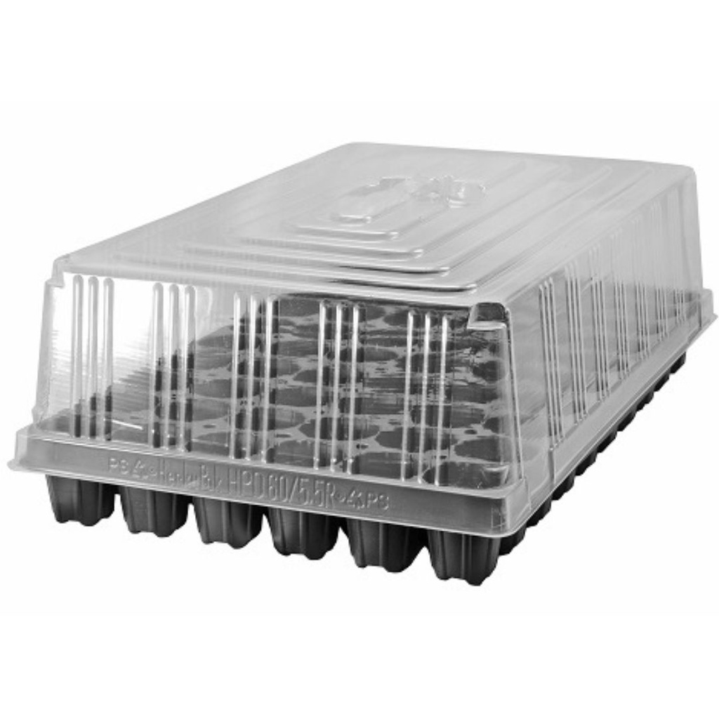 Zaaitray compleet 3-delig - 77 cellen