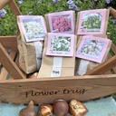 Bloemenplukmand hout
