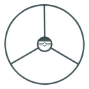 Plantenring bamboestokken set van 2