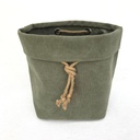 Canvas vaas - Army green