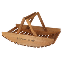 Bloemenplukmand hout