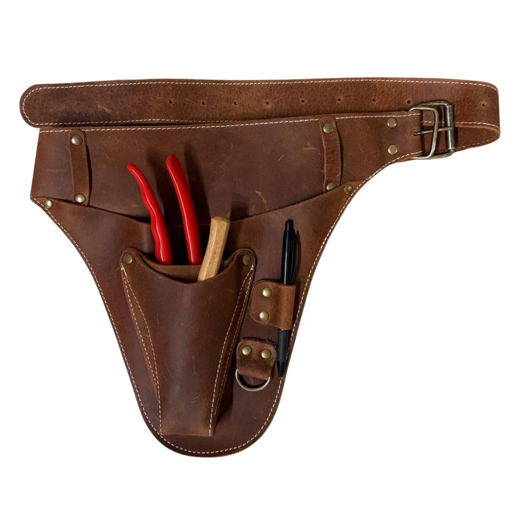 Lederen toolbelt